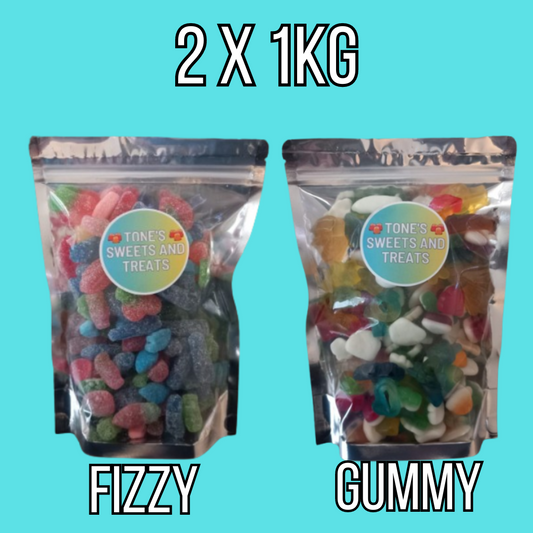 2 X 1KG MIXES (PACKED LIVE)